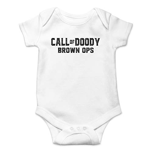 Image of Call Of Doody Brown Ops - Funny Baby Essentials Bodysuit - Baby Outfit Funny Newborn Clothes