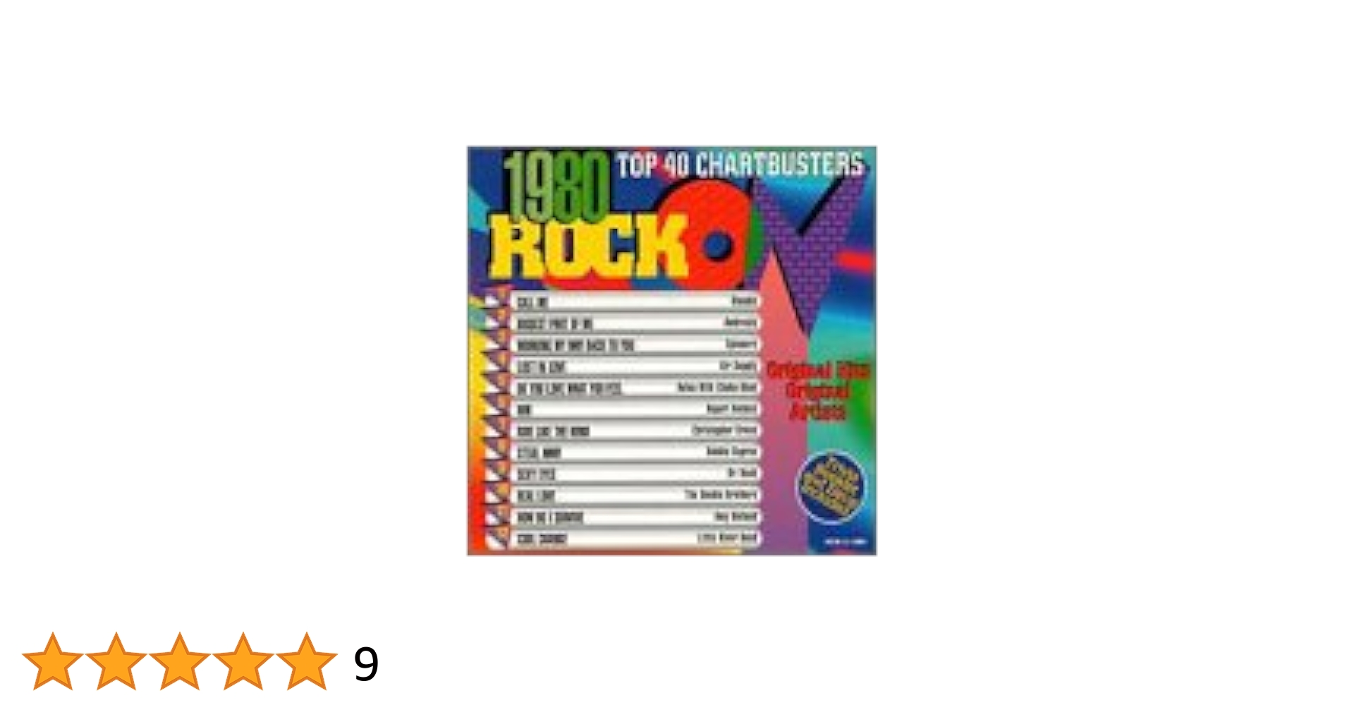 【中古】 Rock On： Top 40 Chartbusters 1980 RockOn Series 31K5VM2299L._UF1000,1000_QL80_.jpg