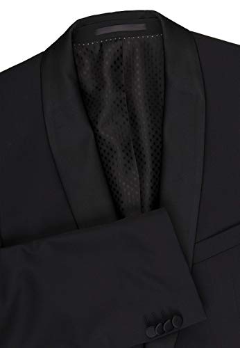 Carl Gross Herren Jacke, Smoking CG William OS, Schwarz (Schwarz 90), 98