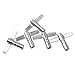6Pcs Yootones Drum Keys & Continuous Motion speed key Compatible with Drum Tuning Key Percussion Hardware Tool(Silver)