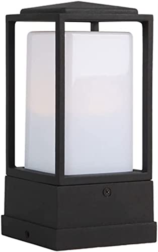 Éclairage de terrasse IP54 anthracite en béton au design minéral pour patio