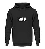 SPIRITSHIRTSHOP SKB Streitkräftebasis Bundeswehr - Unisex Kapuzenpullover Hoodie -M-Jet Schwarz