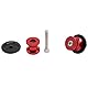 MZ-STORE Universal CNC Aluminium Ständeraufnahme M6 x 1,5 Bobbins Montageständer für YZF R1 R3 R6 R25 R125 R1000 R6S MT-01 MT-03 MT-09 MT-10 RSV4 RSV4 R (Rot)