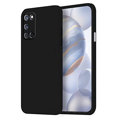 HONLEN Custodia Compatibile con OPPO A52 / OPPO A72 / OPPO A92 (6.5' Inches) Morbida Liquido TPU Silicone Case Protettiva, Antiurto in Antigraffio Cover Protettiva