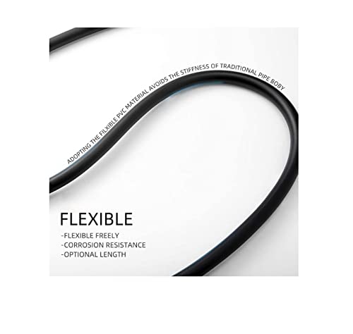 Tubo Doccia Flessibile 1,5 Metri Nero - Antitorsione, Universale Per Rubinetto, Doccia E Bidet - Foto 2