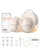 eufy Security Breast Pump Series S1 Pro, Electric Hands-FreeBreast Pump with Heating Technology, Portable Charging Case, App Controlled Smart Rhythm, Hospital-Grade Suction, Leak-Proof and Ultra-Quiet