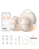 eufy Security Breast Pump Series S1 Pro, Electric Hands-FreeBreast Pump with Heating Technology, Portable Charging Case, App Controlled Smart Rhythm, Hospital-Grade Suction, Leak-Proof and Ultra-Quiet