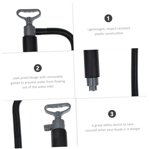 Pompe à eau manuelle plastique solide kit compact accessoire kayak