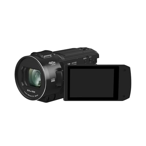 Panasonic HC-V900E-K Full-HD Handheld Camcorder, 2K Video, 25mm F1.8 Wide-Angle Lens, Touchscreen, 24X Optical Zoom, Hybrid OIS+, HDR, Zoom Mic, Black - Image 3