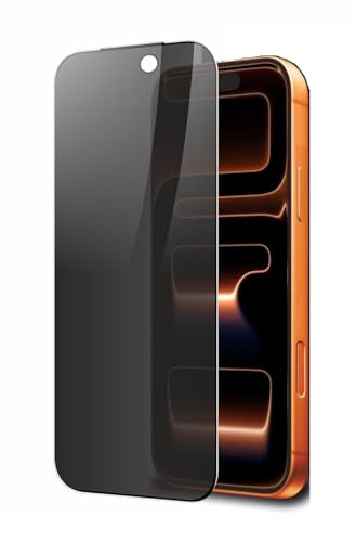 Image of for iPhone 17 Pro Max Edge to Edge Anti Spy Privacy Tempered Glass with Easy Installation Kit | Black (Pack of 1)