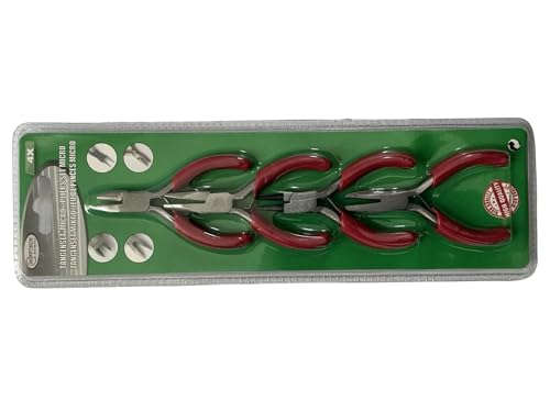 Paymali Mini Pliers Set of 4: Flat-Nose, Round-Nose, Side Cutters - Image 2