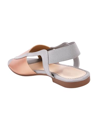 Image of SilverArrow womens Voyaga Flat Sandal, Fashion Sandals with Strap, Suitable for Fusion Outfit