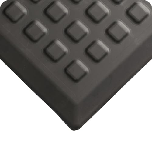 Wearwell Rejuvenator Squared Workstation Anti-Fatigue-Mat - Black. 2' W x 3' L x 5/8