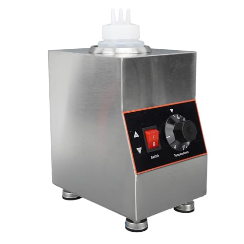 Calentador de salsa Haofy 650ML 160W control de temperatura acero inoxidable miniatura 5