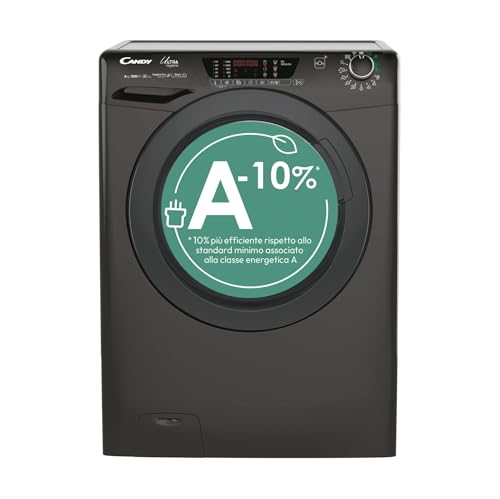 Lave linge hublot CANDY HE1584TWMBB6 8 kg 1400 Toursmin - vue 8