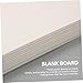 TEHAUX 20pcs Blank Plastic Presentation Boards Display Board for Crafts and Projects Thick for Art School Exhibitions and Creative Designs