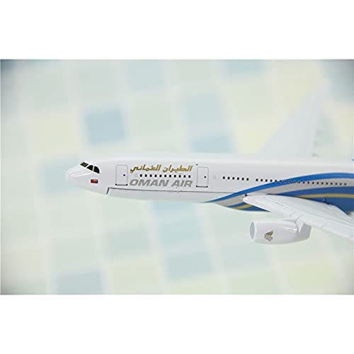Image of 16CM 1:400 Airplane A330 Oman Airlines Airliner Model Alloy Aircraft Plane Models Boys
