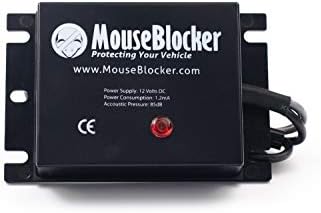 MouseBlocker 12V Ultrasonic Under Hood Mouse and Rodent Deterrent for Your Vehicle