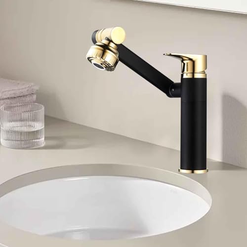 Robinet d'évier rotatif à 2 modes de jet pour économiser l'eau - 6