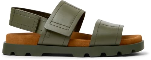 Camper Homme Brutus Sandales en cuir premium noir intemporel