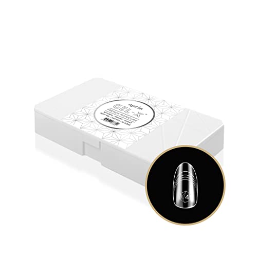 Apres Nail Gel-X™ French Manicure Box of Tips | 330 Gel-X Tips | 10 Sizes 0-9 | No size 00 included (Natural Round Short)