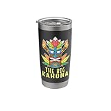 Tiki The Big Kahuna Gift Hawaiian Island Stainless Steel Insulated Tumbler