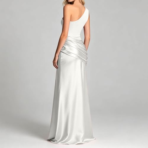 Vestido de cóctel largo sofisticado para damas de honor en bodas de gala 7
