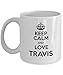 Produktbild LINNJ Becher Kaffeetasse,Wonderful Personalizes Mugs - Keep Calm and Love Vanessa Coffee Mug - Personalized Gifts for Women or Wife - Christmas, Birthday idea Gifts for Vanessa Girlfriends - 11oz Wh