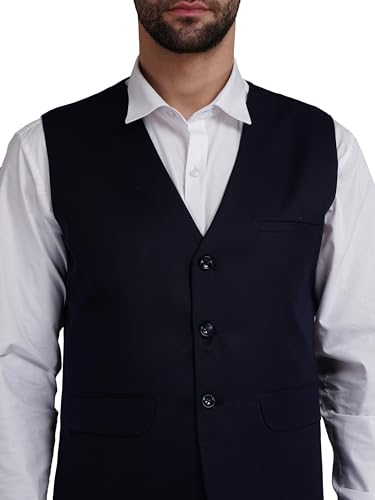 Image of APKR Men's Solid Waistcoat
