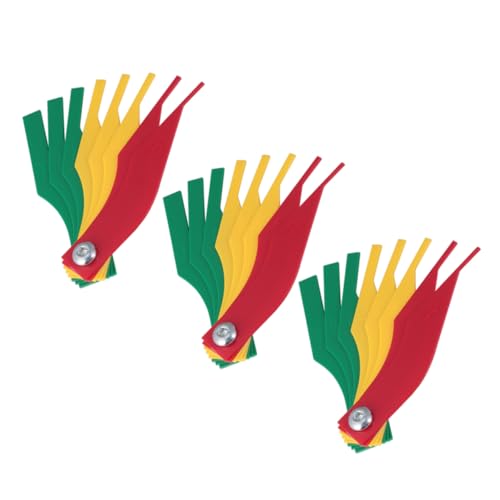 MUCKLILY 3pcs Brake Pad Measurement Tool Kit Brake Pad Thickness Gauge for Trucks and Cars Precision Wear Measurement and Safety Enhancement