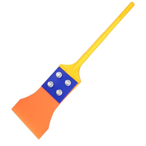 5.91 in. Wide Floor Scraper, 40Cr Heavy-Duty Thinset Scraper with 4 Hex Fixing Bolts, 21.65 in. Long, SDS Max Shank, Removal Tools for Thinset, Adhesive, Tile, Hardwood, Mortar, Cement Grout