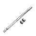 Cadre Scooter moto Force Renforcez Rod Cnc réglable Fit for Yamaha Honda Scooter Rsz Jog Bws Cygnus Racing Modifier Décoration de voiture (Color : SILVER)
