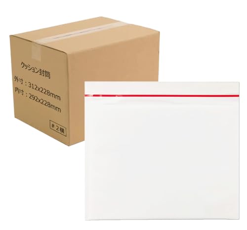 【korin本舗】クッション封筒 B5メール便対応 #2横 白 外寸:312x228mm 内寸:292x228mm メルカリ梱包袋 メルカリ便封筒 クリックポスト/ゆうパケット/クロネコ DM便/ネコポス/定形外郵便発送用封筒(200枚)