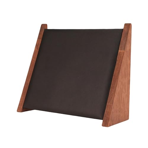 kowaku Jewelry Display Stand Rack, Countertop Wooden Bracelet Necklace Storage Organizer, Necklace Holder for Vanity Shopping Mall, Black