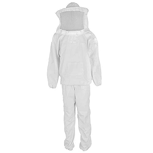 GIFHOME Professioneller Imkeranzug Ganzkörperschutz Mehrere Taschen Imkerschutzausrüstung Mit Schleierkapuze Jacke, Hose… – Bild 4