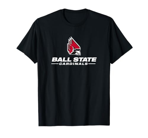 Ball State University Cardinals Distressed Primary T-Shirt