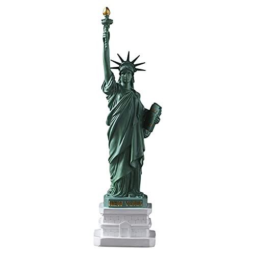 AD&HD Estatua de la Libertad Artware Hecho a Mano Modelo Escultura Figurilla Símbolo de Nueva York Decoración de Mesa (Color : Resin, Talla : 8x7x26cm(3.1x2.7x10.2in)) Cover