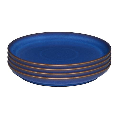 Denby Imperial Blue Medium Teller Set mit 4 Stück –...