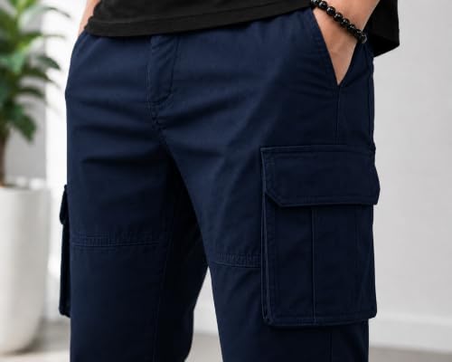 Image of Tagas Men Plus Flap Pocket Side Drawstring Waist Cargo Pants || Trousers Casual Pant || Cargo Pant || Jeans Pant || Track Pant for man ||MC-8