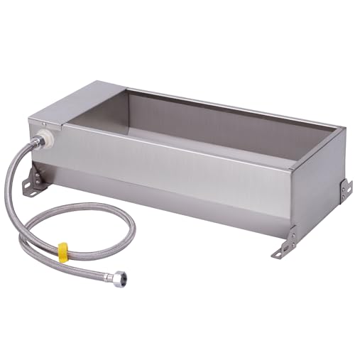 Bebedero AutomáTico para Ganado, DepóSito de Agua Potable de Gran Capacidad para Animales, Dispensador AutomáTico de Agua Potable con VáLvula de Flotador para Caballos, Cabras, Cerdos, Perros y Ovejas