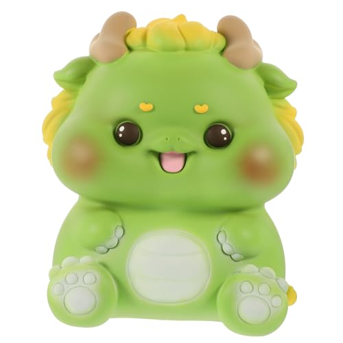 IMIKEYA Hucha De Dragón De Vinilo Decorativa Alcancía De Dibujos Animados para Ahorro De Monedas para Cumpleaños y Fiestas Diseño Divertido para Escritorio