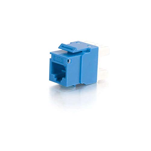 C2G 03796 Cat5E Rj45 Unshielded Keystone Jack, Blue #TOP2