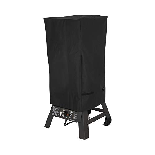 Modern Leisure 2980 Chalet Square Smoker Cover (18.5 L x 17 D x 34 H inches) Water-Resistant, Large, Black