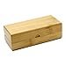Produktbild LOYFUN Sonnenbrillen Organizer, Multifunktions-Organizer Sonnenbrillen Fall tragbarer Reise Bambus und Holz-Glas-Kasten-Schlag-Glas-Kasten
