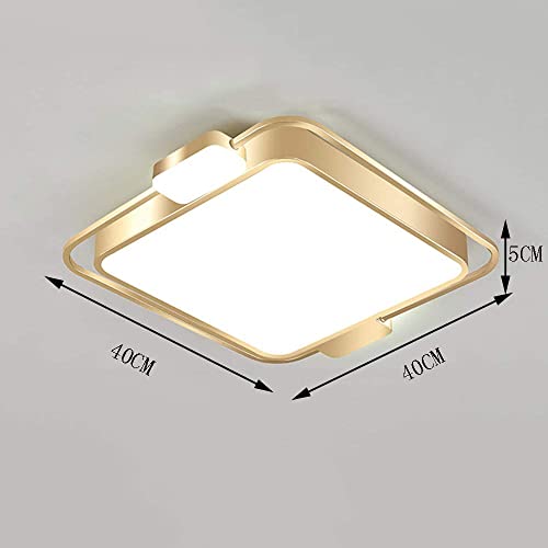 Plafonnier LED carré dimmable pour optimiser les plafonds bas