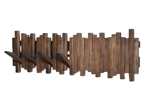 Natural Wood Wall Mounted Piano Coat Rack| Coat Rack Wall Mount| ...