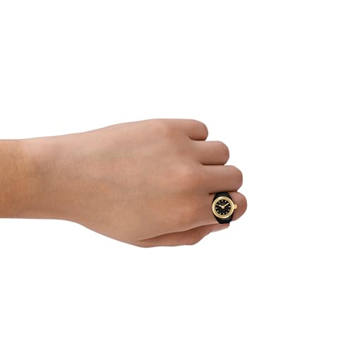Image of Fossil Women's Watch Ring, Quartz Stainless Steel Two-Hand Ring Watch for Women