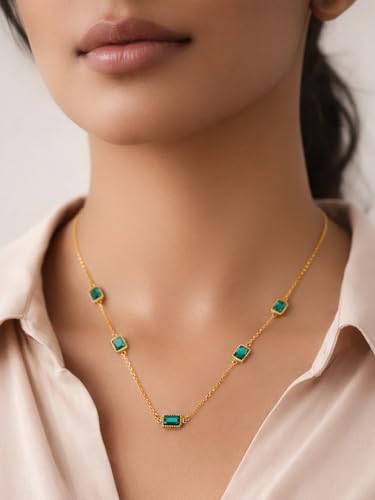 Image of Rubans Demi Fine Stainless Steel Necklace Chain Link Gift for Women & Girls