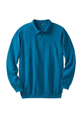 KingSize Men's Big & Tall Lightweight Polo Sweater4