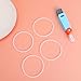 Goktvai 6pcs Replacement Gaskets Compatible with Zak Designs Kelso 15oz, Silicone Leak-Proof Toddler Straw Cup Seal Ring Replacements with 3 in 1 Cup Lid Gap Cleaning Brush
